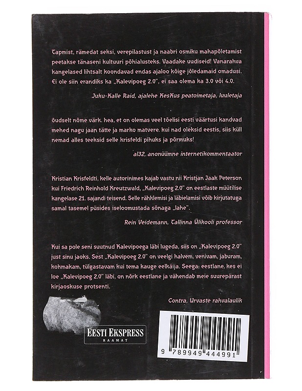 Kalevipoeg 2.0 - Kirsfeldt, Kristian - Romaanit ja novellit - 10105544342 - 1