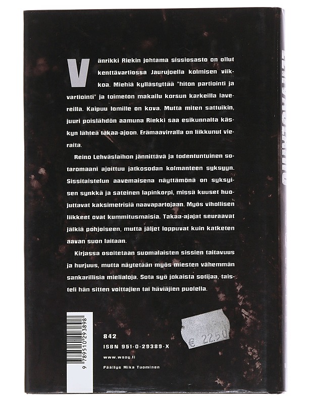 Soturit - Reino Lehväslaiho - Romaanit ja novellit - 10105544352 - 1