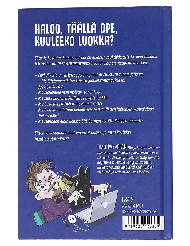 Ella ja kaverit etäkoulussa - Parvela, Timo - Lastenkirjat - 10105544353 - 1