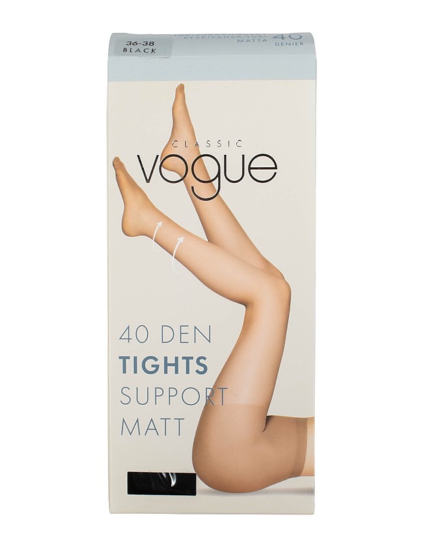 VOGUE musta tukisukkahousut 40 den, 36-38 - Asusteet - 10105544375 - 0
