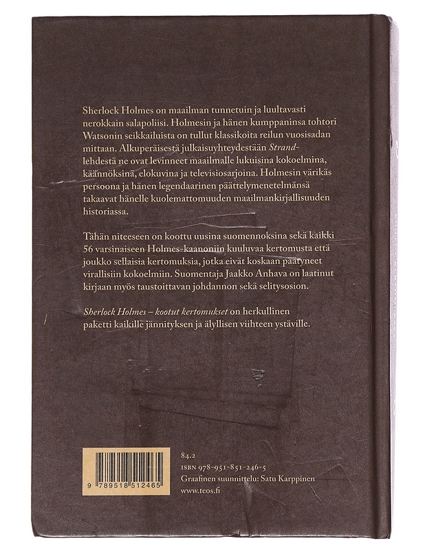 Sherlock Holmes : kootut kertomukset - Doyle, Arthur Conan - Jännitys ja dekkarit - 10105544374 - 1