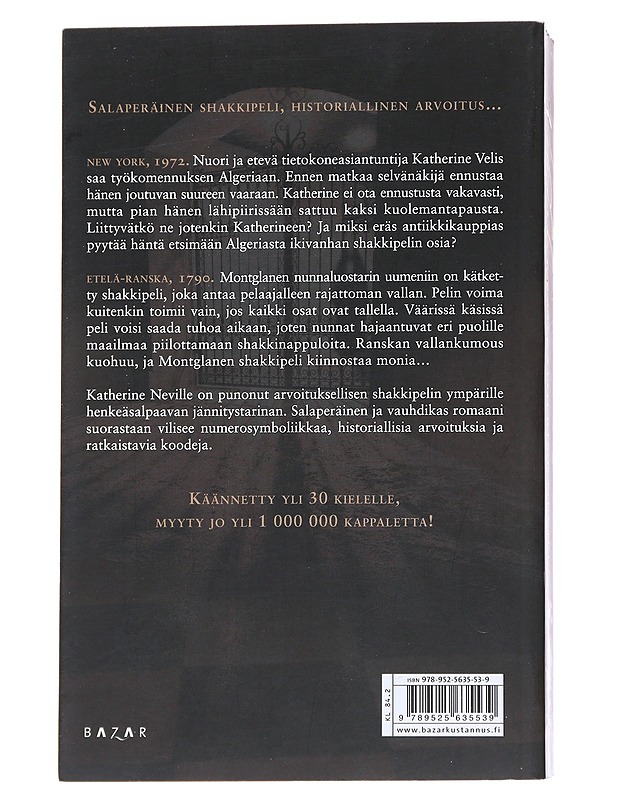 Kahdeksan - Neville, Katherine - Jännitys ja dekkarit - 10105544400 - 1