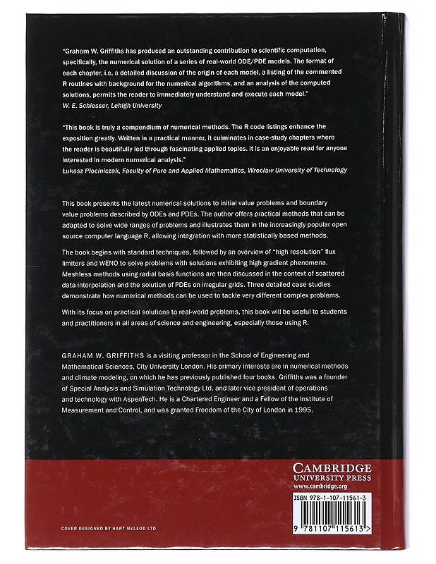 Numerical Analysis Using R - Graham W. Griffiths - Tietokirjat ja oppaat - 10105544409 - 1