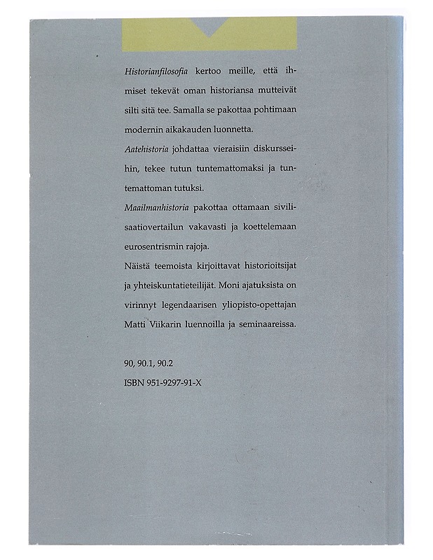 Historian alku - Tuomas Seppä - Historiakirjat - 10105544438 - 1