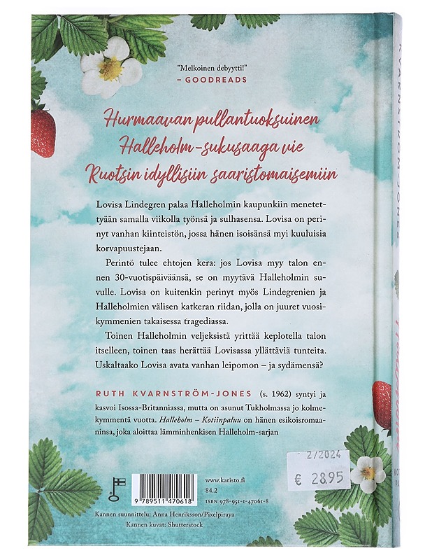Kotiinpaluu - Kvarnström-Jones, Ruth - Romaanit ja novellit - 10105544453 - 1