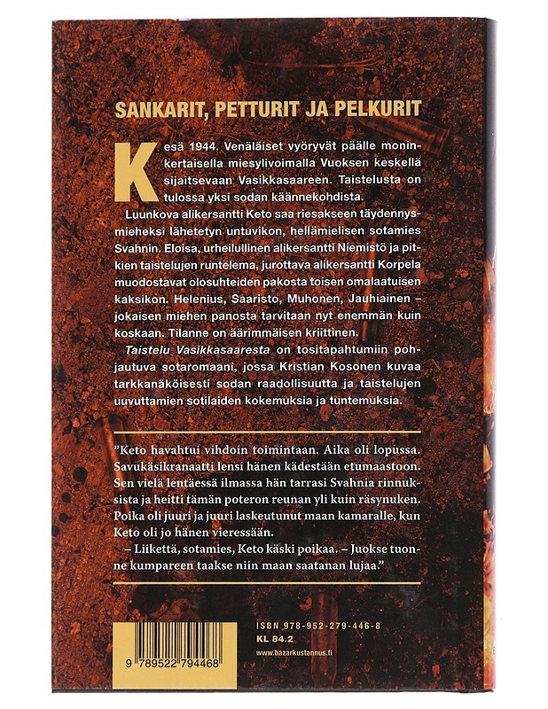 Taistelu Vasikkasaaresta - Kristian Kosonen - Romaanit ja novellit - 10105544454 - 1