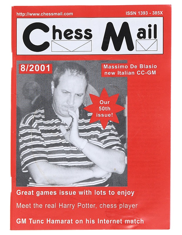 Chess Mail No 8 / 2001 - Lehdet - 10105544462 - 0