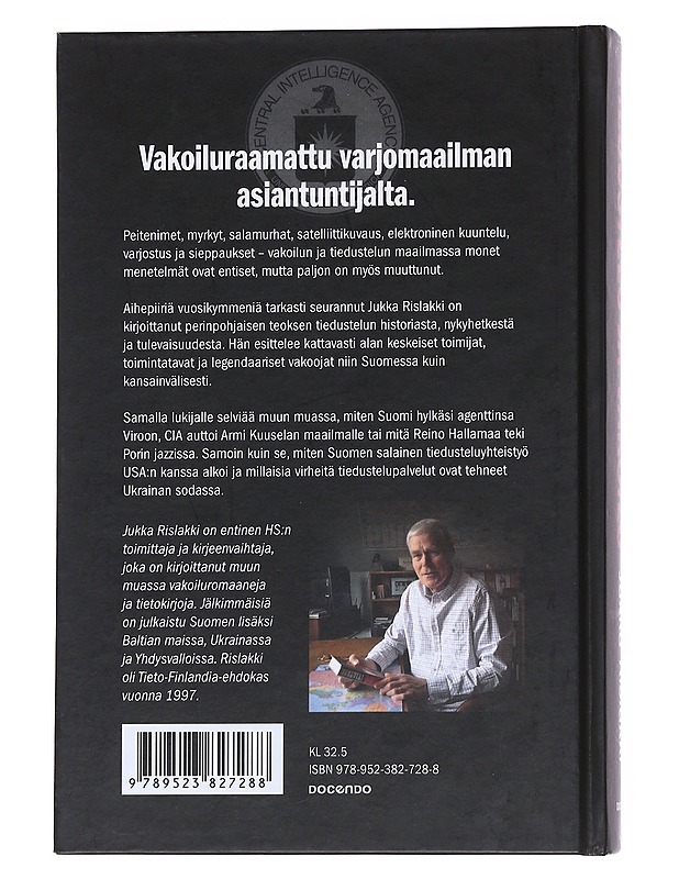 Tiedustelu ja vakoilu : opit, operaatiot, agentit - Rislakki, Jukka - Elämäkerrat ja muistelmat - 10105544481 - 1