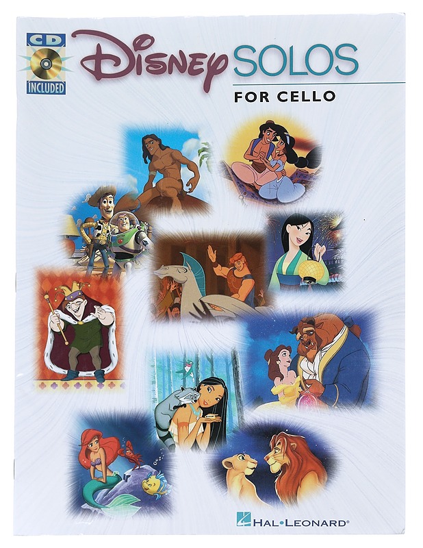 Disney solos for cello - Menken, Alan - Musiikki- ja elokuvakirjat - 10105544526 - 0