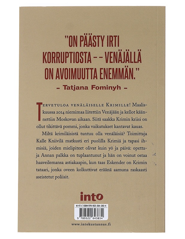 Krim on meidän : imperiumin paluu - Kalle Kniivilä - Historiakirjat - 10105544541 - 1