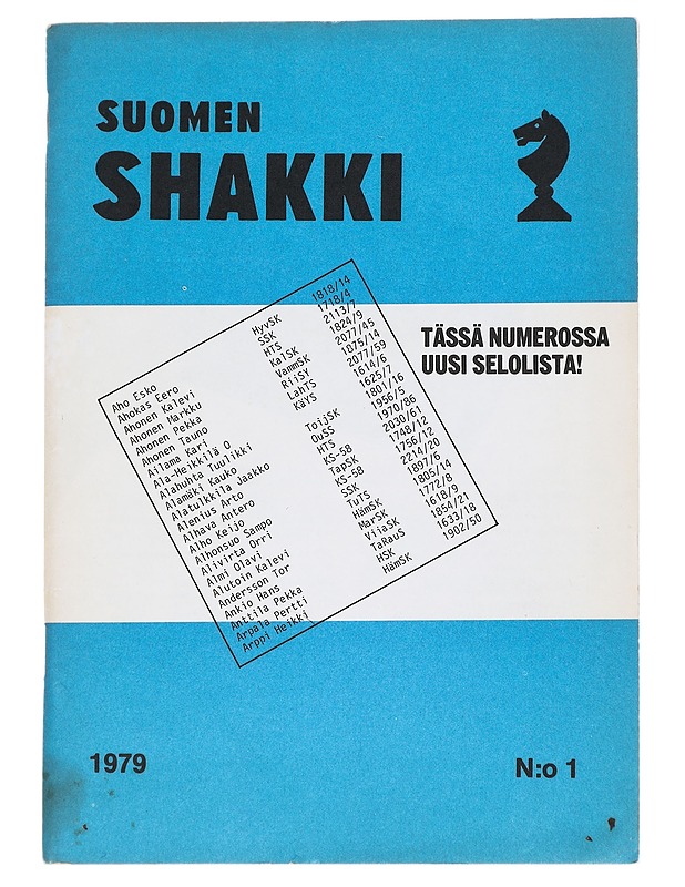 Suomen Shakki N:o 1 / 1997 - Lehdet - 10105544589 - 0