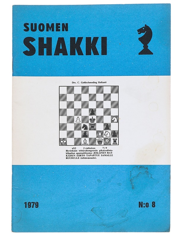 Suomen Shakki N:o 8 / 1979 - Lehdet - 10105544592 - 0