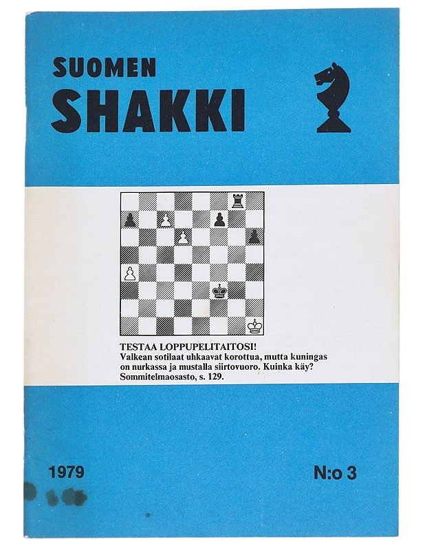 Suomen Shakki N:o 3 / 1979 - Lehdet - 10105544596 - 0