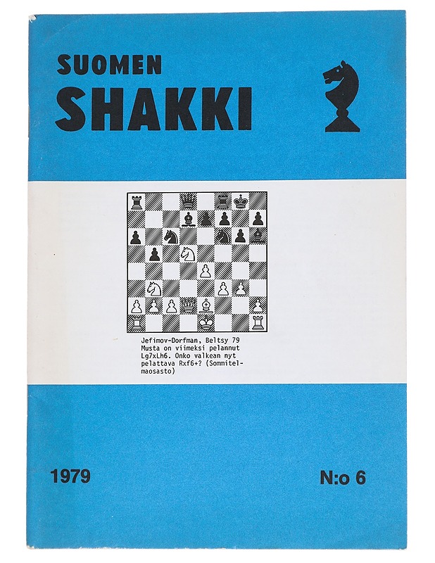 Suomen Shakki N:o 6 / 1979 - Lehdet - 10105544598 - 0