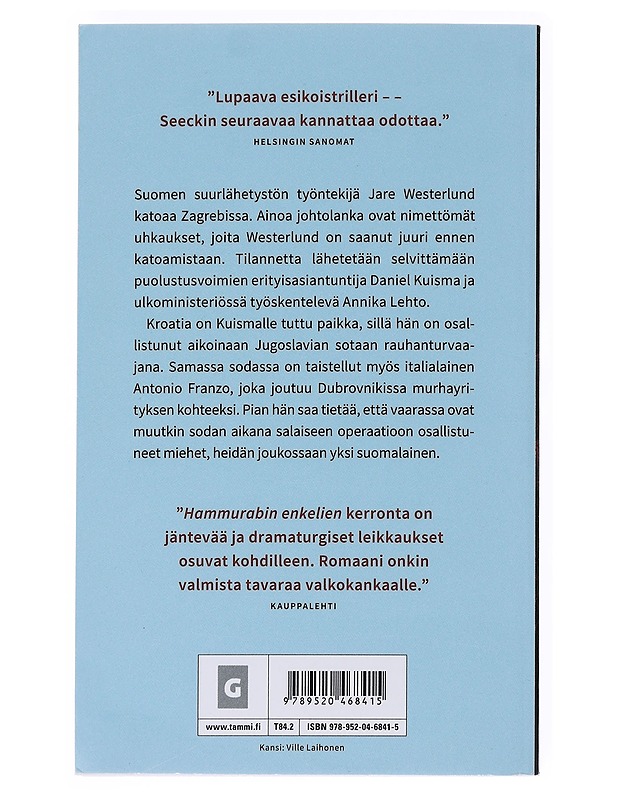 Hammurabin enkelit - Max Seeck - Jännitys ja dekkarit - 10105544599 - 1