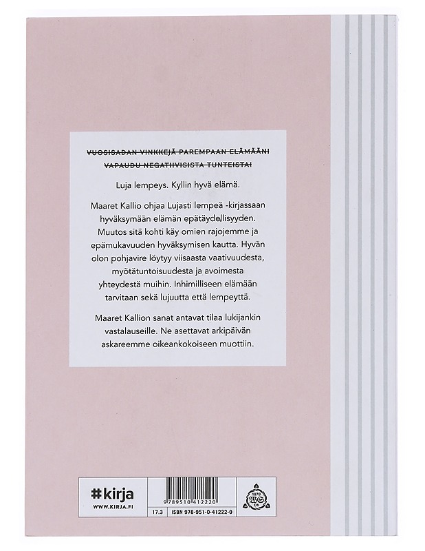 Lujasti lempeä - Maaret Kallio - Tietokirjat ja oppaat - 10105544606 - 1