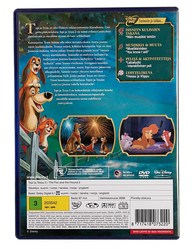 Topi ja Tessu 2 - DVD - DVD-elokuvat - 10105544620 - 1