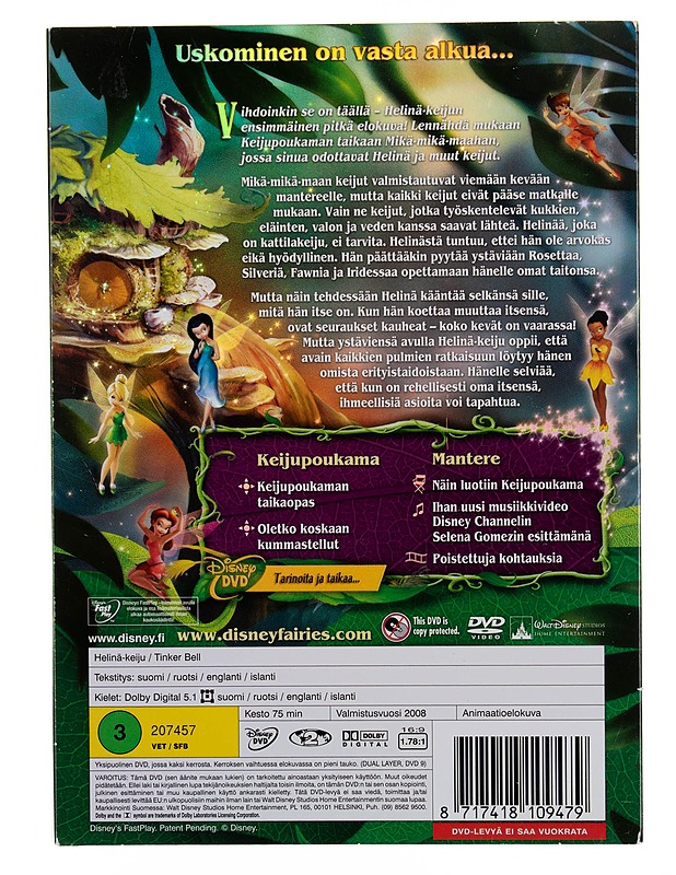 Helinä-keiju - DVD - DVD-elokuvat - 10105544627 - 1