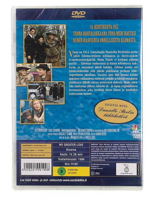 Ei rakkautta suurempaa - DVD - DVD-elokuvat - 10105544629 - 1