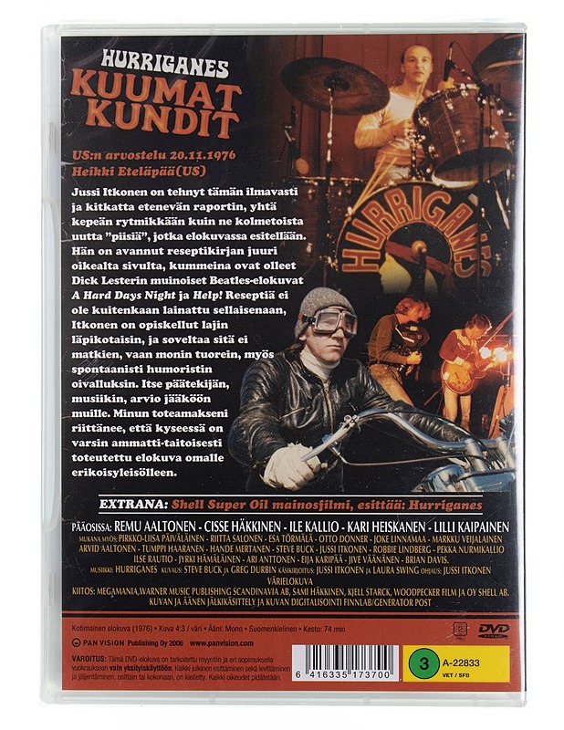 Hurriganes: Kuumat kundit - DVD - DVD-elokuvat - 10105544642 - 1