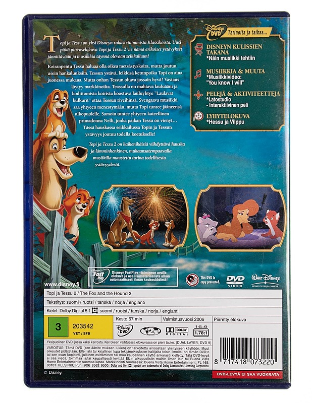 Topi ja Tessu 2 - DVD - DVD-elokuvat - 10105544653 - 1