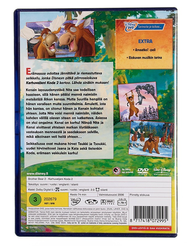 Karhuveljeni Koda 2 - DVD - DVD-elokuvat - 10105544662 - 1