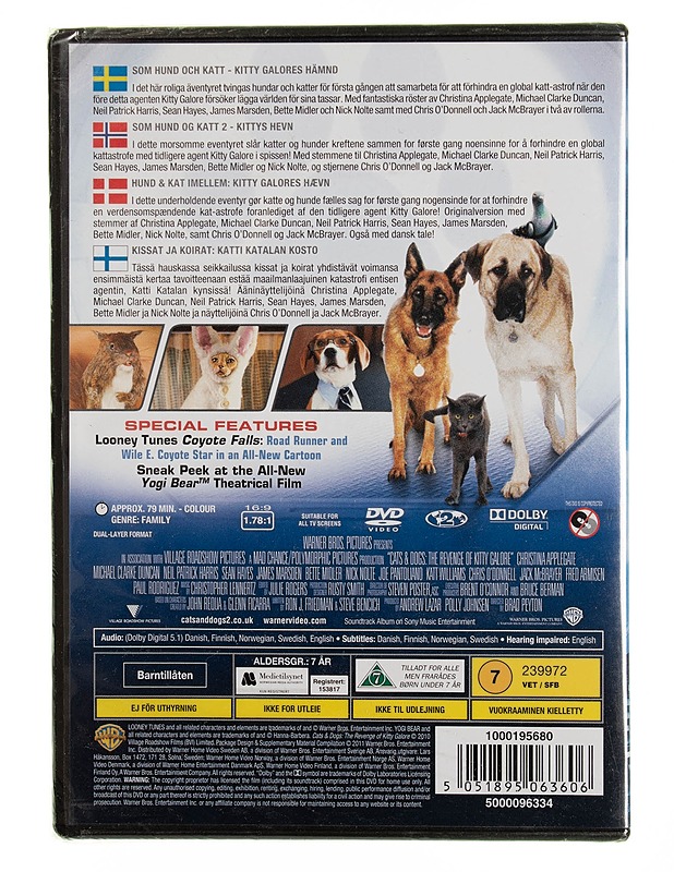 Cats & Dogs the Revenge of Kitty Galore - DVD - DVD-elokuvat - 10105544794 - 1