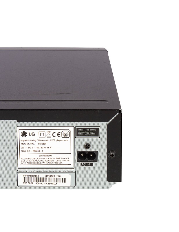 LG RCT689H -VHS-DVD-nauhuri  - Audio - 10105544804 - 4