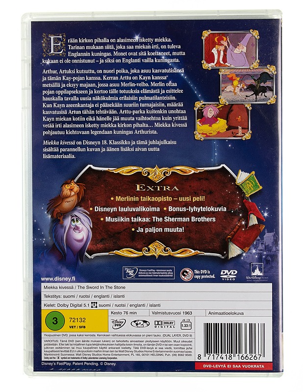 Miekka Kivessä - DVD - DVD-elokuvat - 10105544803 - 1