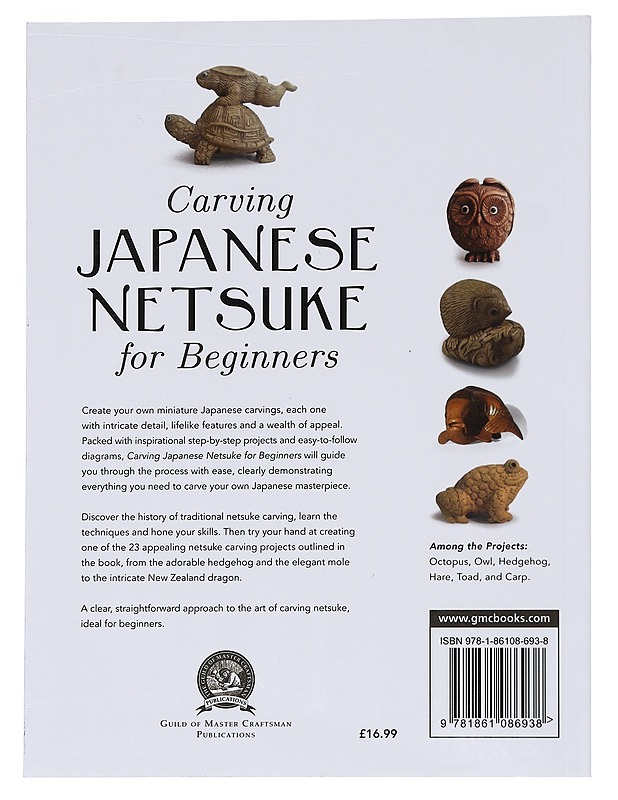 Carving Japanese netsuke for beginners - Robert Jubb - Käsityökirjat - 10105544865 - 1