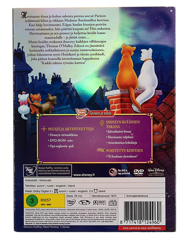Aristokatit Juhlajulkaisu - DVD - DVD-elokuvat - 10105544883 - 1