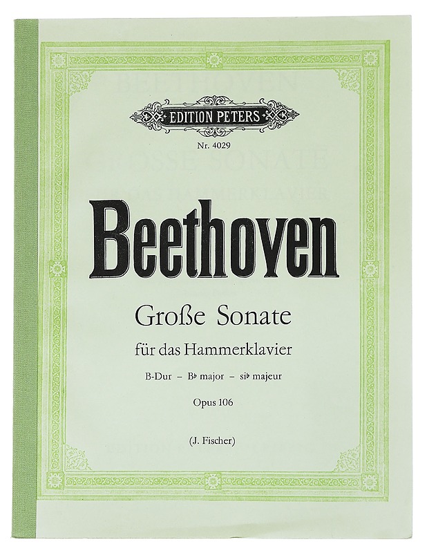 Beethoven: Große Sonate für das Hammerklavier - Musiikki- ja elokuvakirjat - 10105544888 - 0