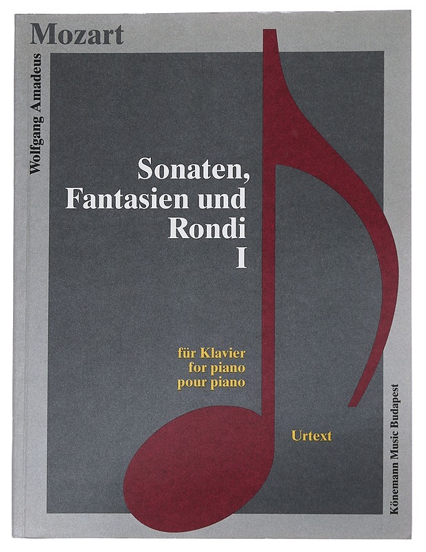 Sonaten, fantasien und rondi. 1 : für klavier - Mozart, Wolfgang Amadeus - Musiikki- ja elokuvakirjat - 10105544893 - 0