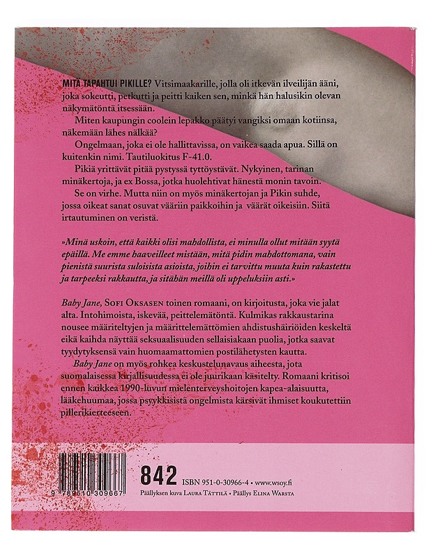 Baby Jane - Sofi Oksanen - Romaanit ja novellit - 10105544898 - 1