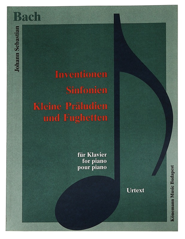 Inventionen, Sinfonien, Kleine präludien und fughetten : Fu?r klavier - Johann Sebastian Bach - Musiikki- ja elokuvakirjat - 10105544925 - 0