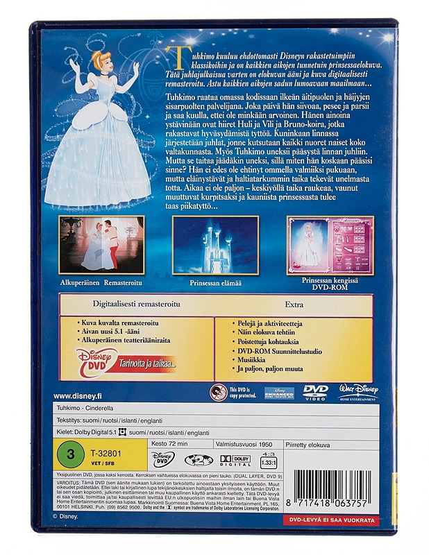 Tuhkimo - DVD - DVD-elokuvat - 10105545009 - 1