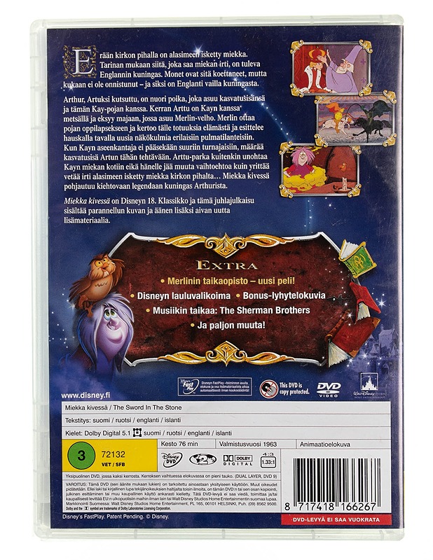 Miekka Kivessä Juhlajulkaisu - DVD - DVD-elokuvat - 10105545031 - 1