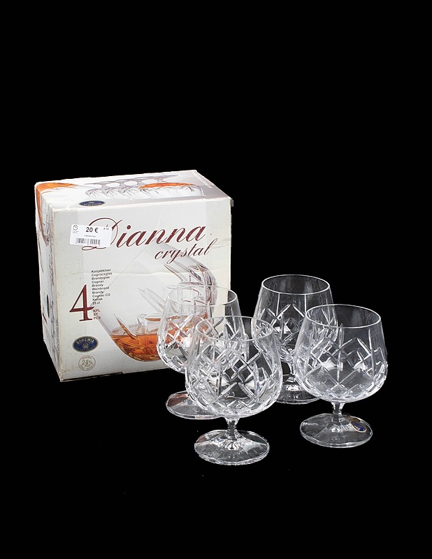 BOHEMIA Dianna konjakkilasit, 4 kpl - Lasit - 10105545044 - 0