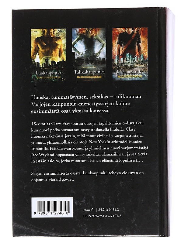 Varjojen kaupungit 1-3 - Clare, Cassandra - Fantasia- ja scifi - 10105545047 - 1