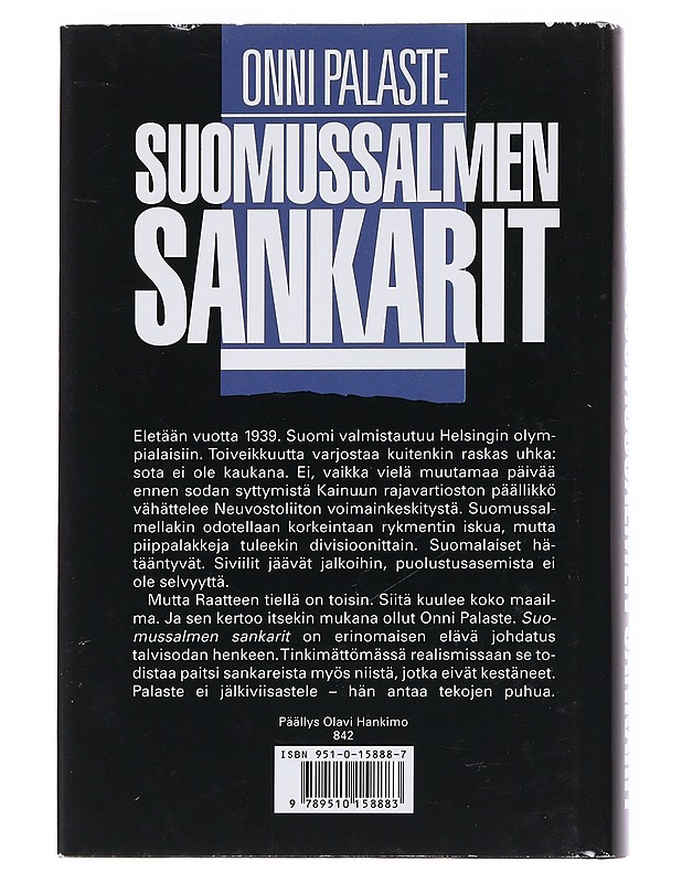 Suomussalmen sankarit - Onni Palaste - Romaanit ja novellit - 10105545070 - 1