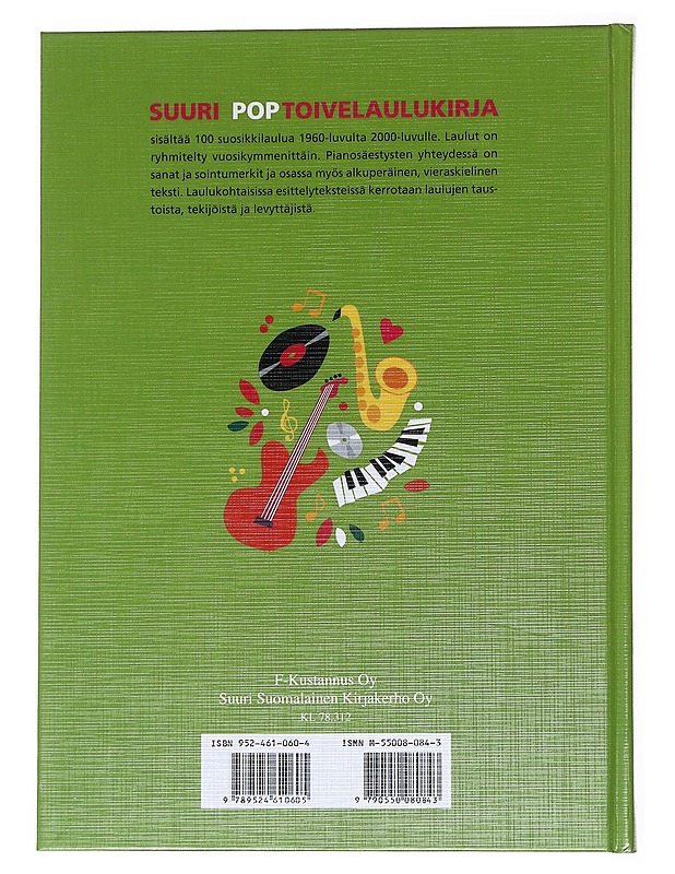 Suuri poptoivelaulukirja - Kari, Virpi - Musiikki- ja elokuvakirjat - 10105545074 - 1