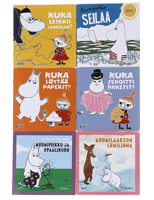 Muumit : 6 mini kirjaa - Tapani Bagge ja Tuomas Mäkelä - Lastenkirjat - 10105545090 - 0