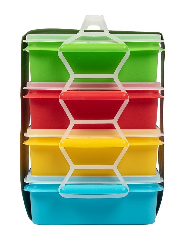 EXELLENT HOUSEWARE säilytysrasiat, 4 kpl - Säilytysastiat - 10105545092 - 1