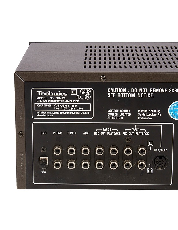 TECHNICS SU-Z2 -vahvistin  - Audio - 10105545146 - 5