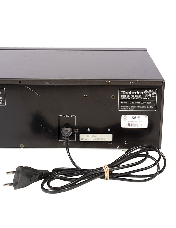 TECHNICS RS-B465 -kasettisoitin  - Audio - 10105545155 - 4