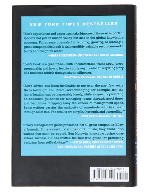 The hard thing about hard things - Ben Horowitz - Tietokirjat ja oppaat - 10105545157 - 1