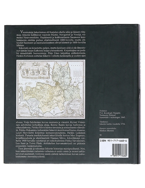 Inkeri : historia, kansa, kulttuuri - Nevalainen, Pekka - Historiakirjat - 10105545199 - 1