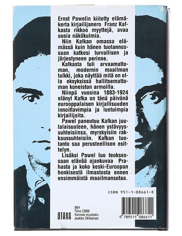 Franz Kafka - Pawel, Ernst - Elämäkerrat ja muistelmat - 10105545196 - 1