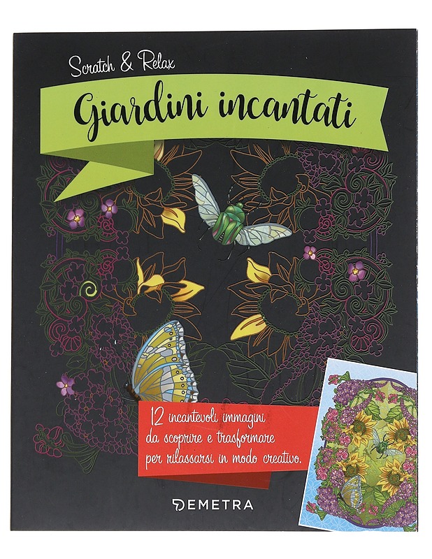 Enchanted Gardens : Scratch & relax - Tannaz Afschar - Taide- ja kulttuurikirjat - 10105545205 - 0