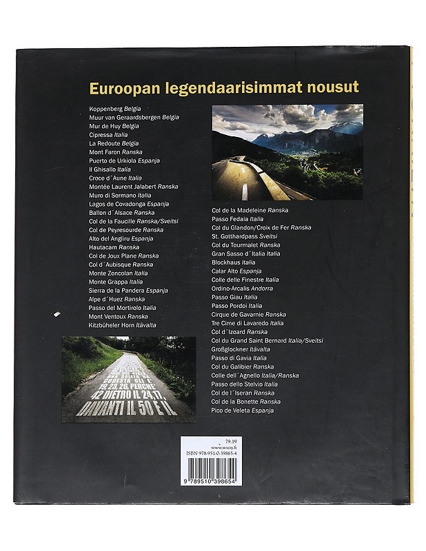 Pyöräilyn klassikkonousut - Friebe, Daniel - Tietokirjat - 10105545248 - 1